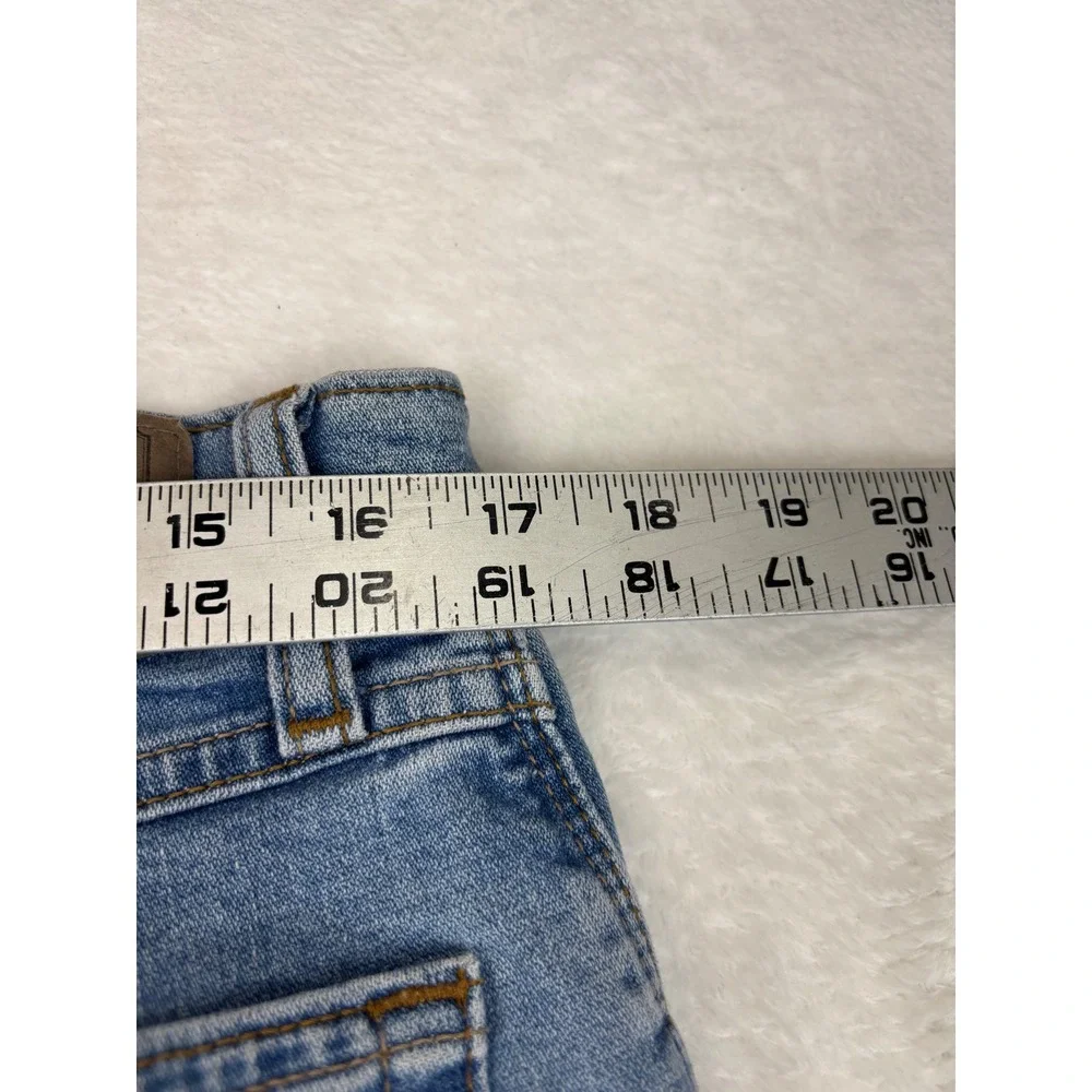 Wrangler Five Star Men's 34x34 Premium Bootcut Jeans Light Blue Washed Workwear